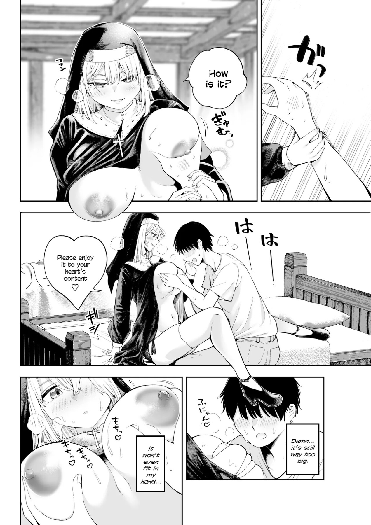 Hentai Manga Comic-Until I fell into depravity with the nun-Read-5